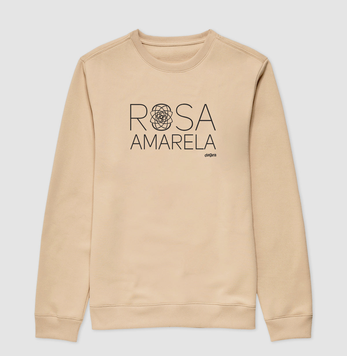 Moletom Rosa Amarela Slim | Dagira