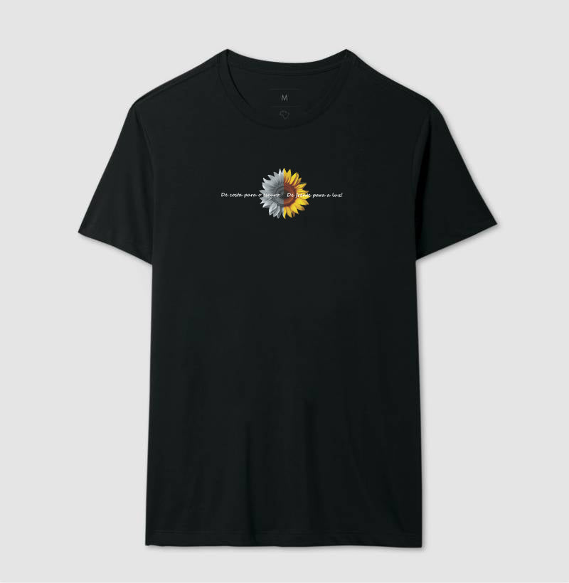 Camiseta Girassol De Frente Para a Luz | Dagira