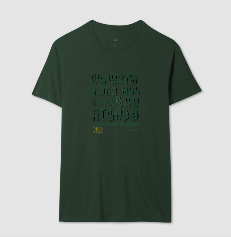 Camiseta Risada de Exu Rosa Amarela | Dagira