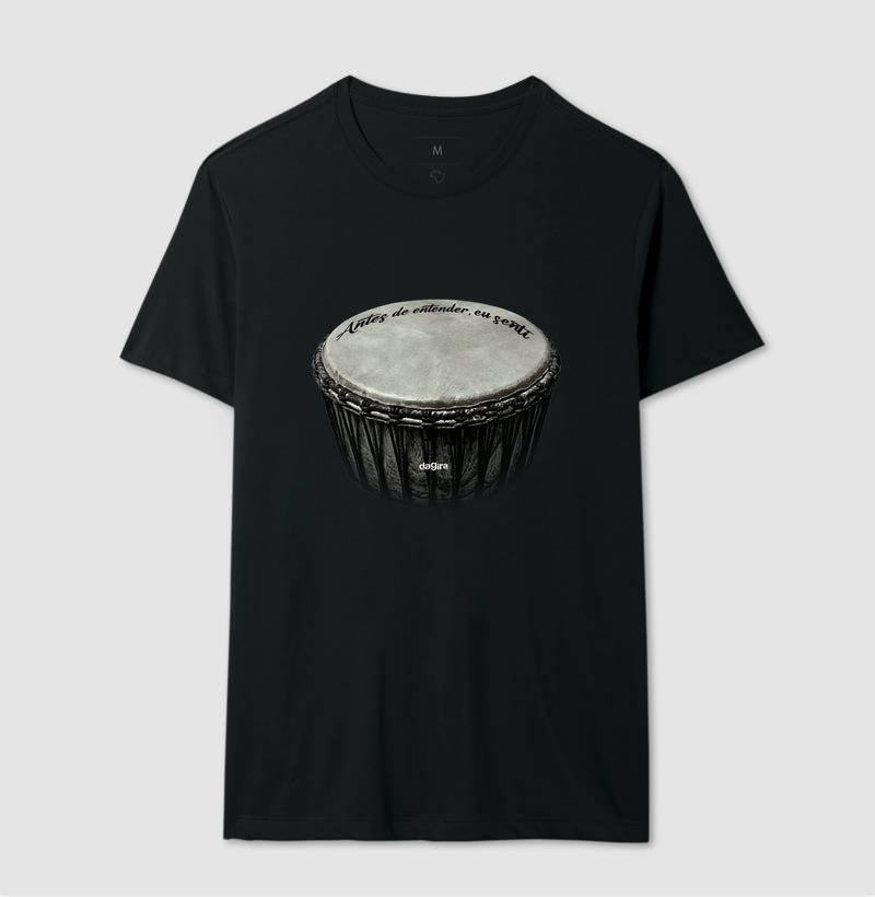 Camiseta Umbanda Atabaque Algodão Premium | Dagira