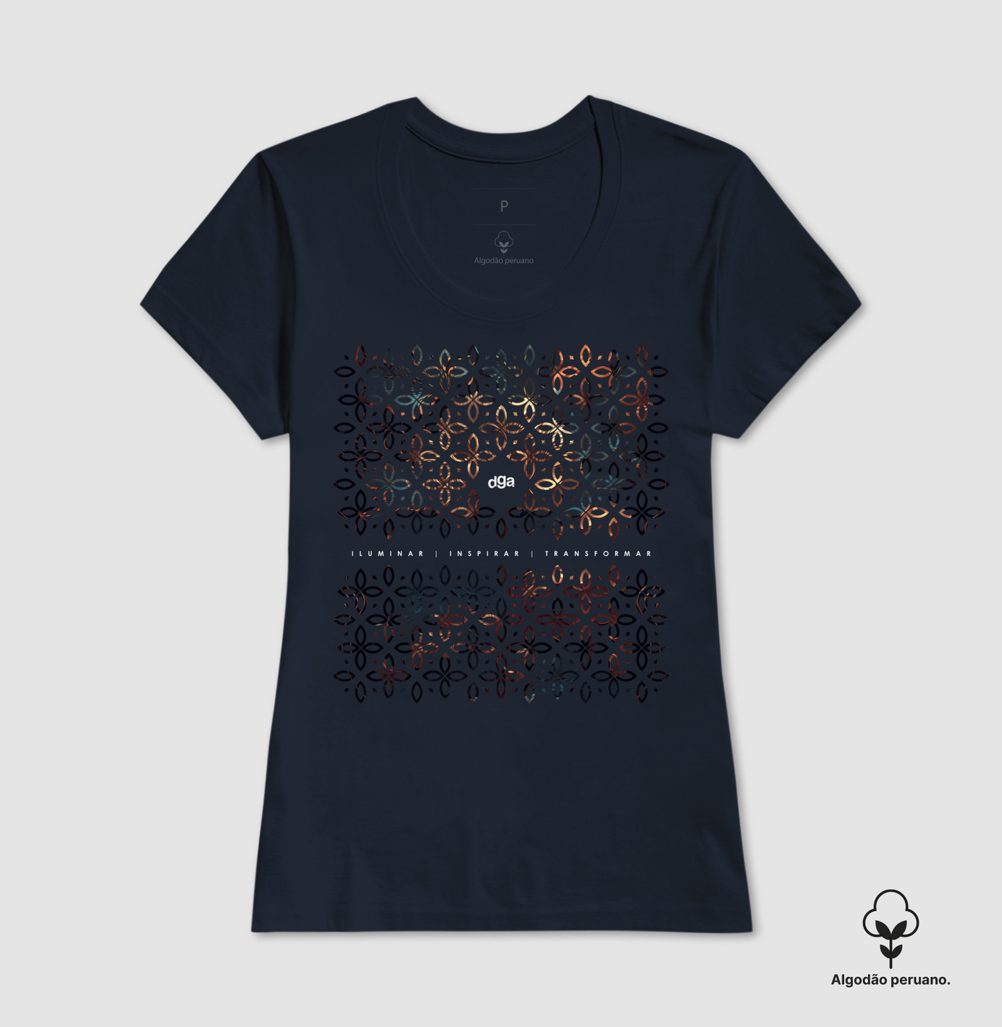 Camiseta Iluminar Algodão Peruano | Dagira