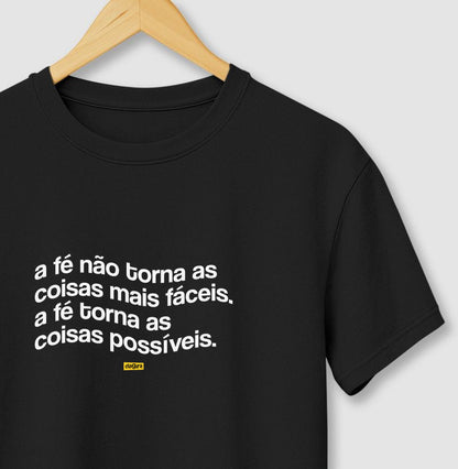 Camiseta Umbanda Fé Torna Tudo Possível | Dagira