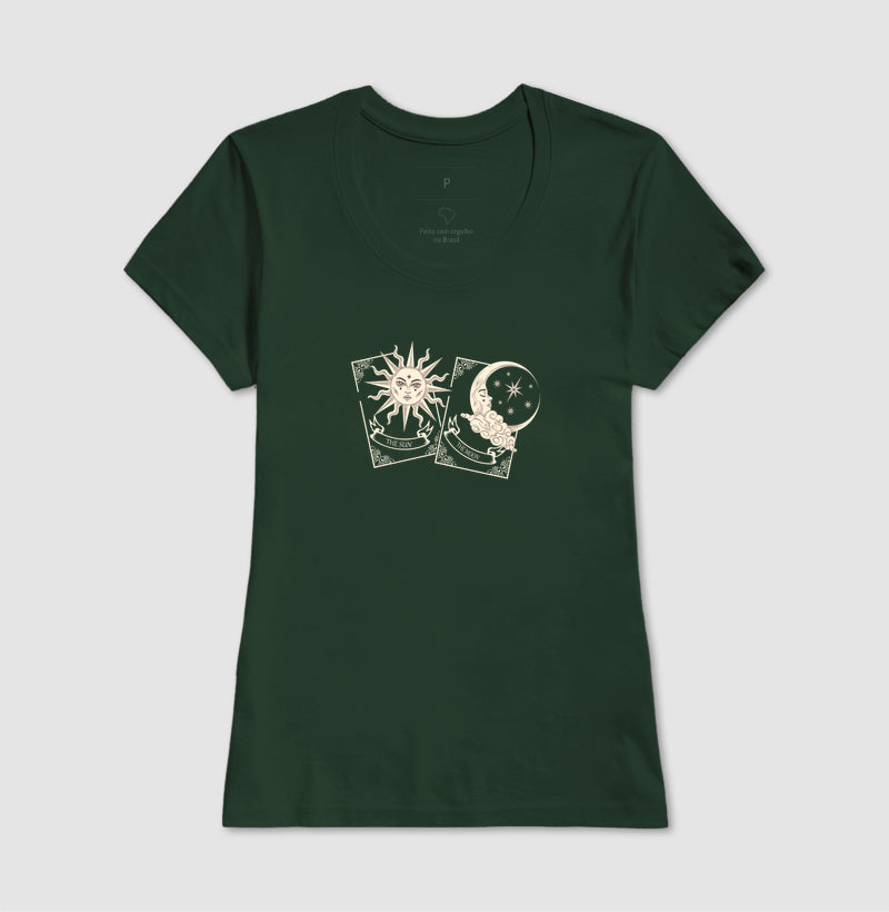 Camiseta O Sol e a Lua Tarô | Dagira