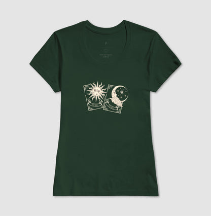 Camiseta O Sol e a Lua Tarô | Dagira