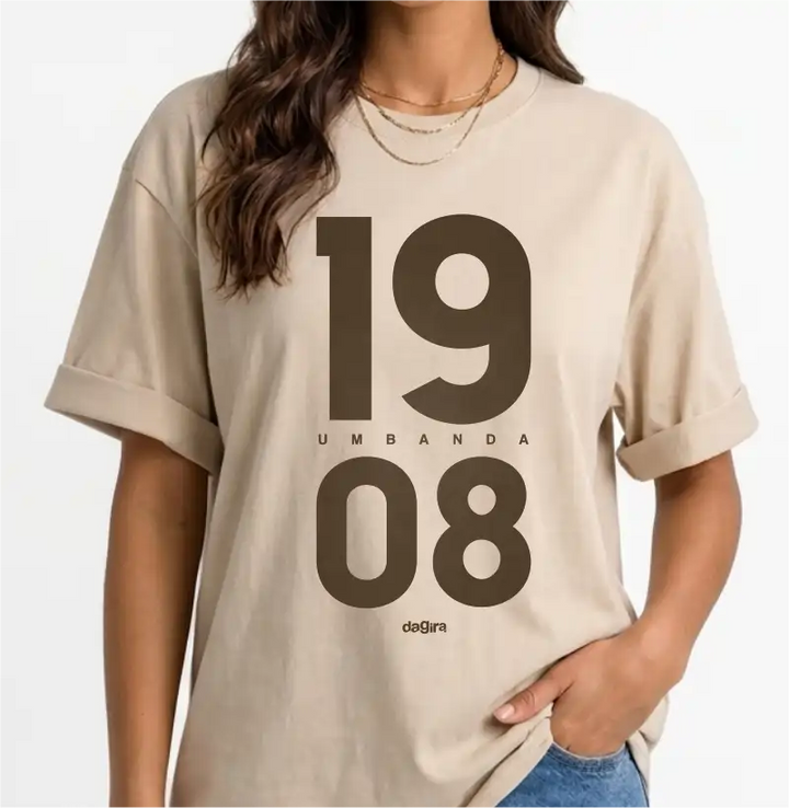 Camiseta Umbanda 1908 Oversized | Dagira