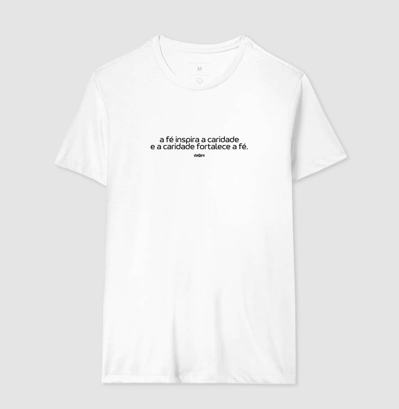 Camiseta Umbanda Fé e Caridade Algodão | Dagira