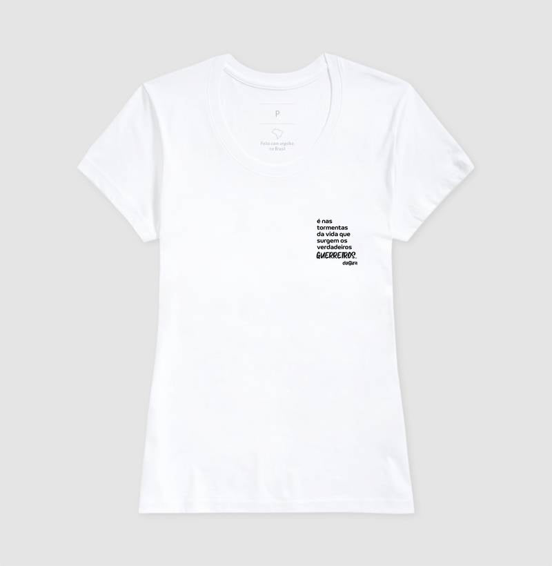 Camiseta Umbanda Verdadeiros Guerreiros Algodão | Dagira