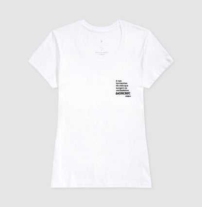 Camiseta Umbanda Verdadeiros Guerreiros Algodão | Dagira