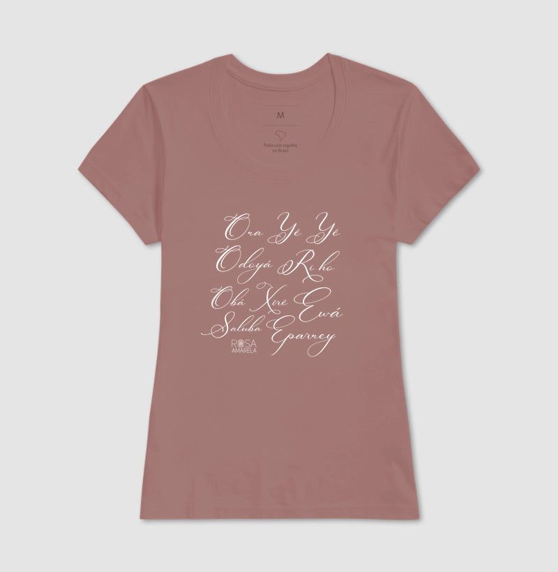 Camiseta Saudações às Mães Orixás | Dagira