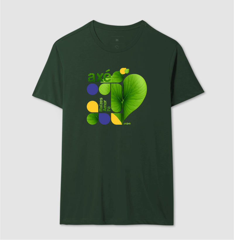 Camiseta Umbanda Raízes Amor Fé e Axé | Dagira