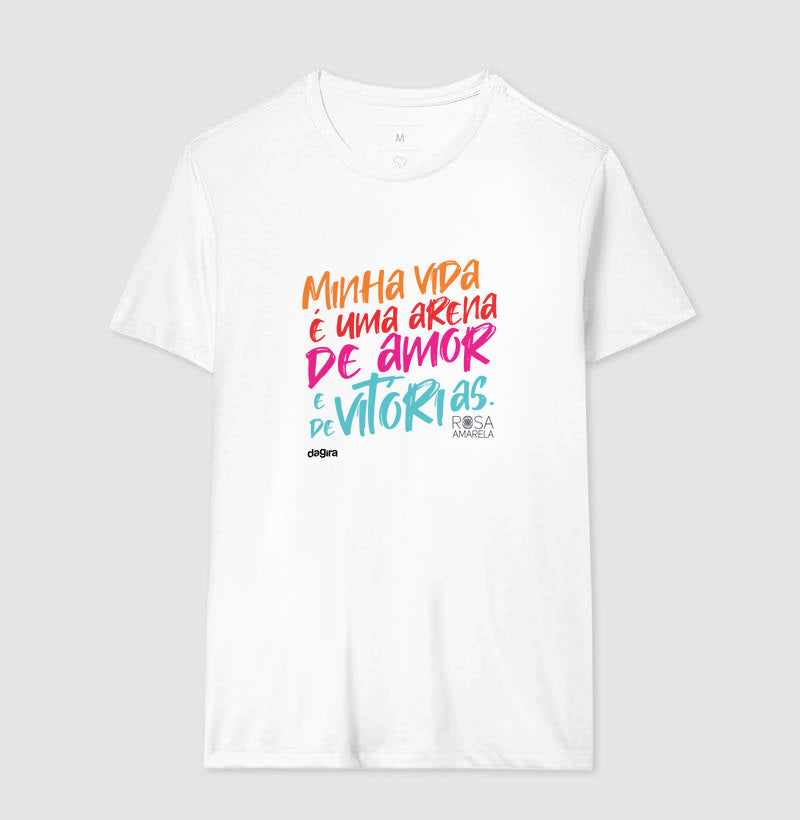 Camiseta Ogum Rosa Amarela | Dagira