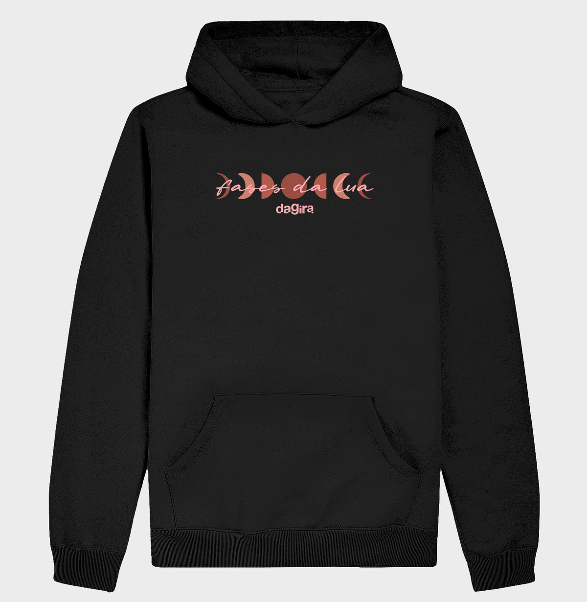 MOLETOM HOODIE SLIM FASES DA LUA