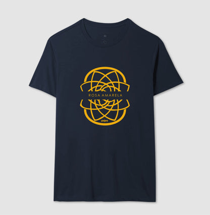 Camiseta Rosa Amarela Escudo | Dagira