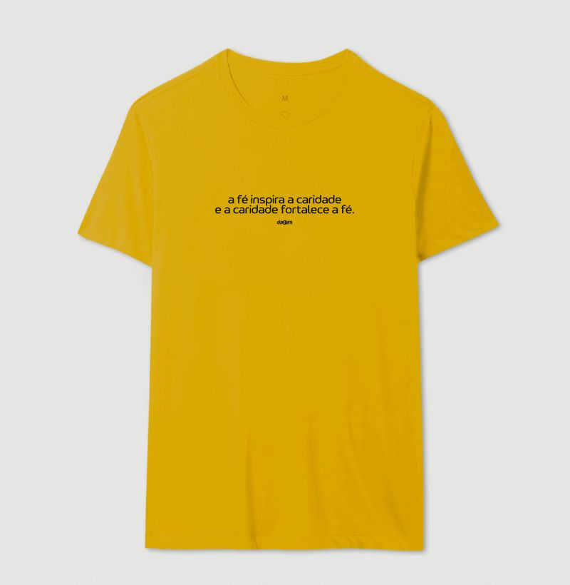 Camiseta Umbanda Fé e Caridade Algodão | Dagira