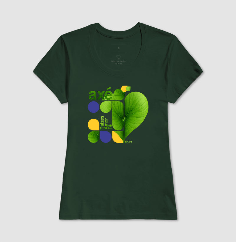 Camiseta Umbanda Raízes Amor Fé e Axé | Dagira