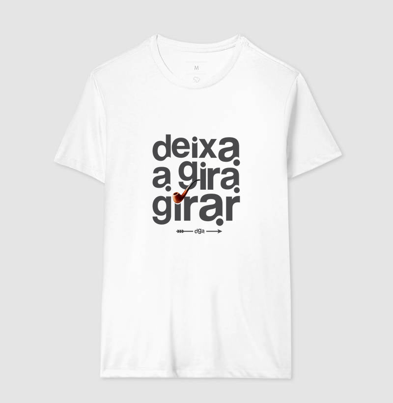 Camiseta Umbanda Deixa a Gira Girar | Dagira