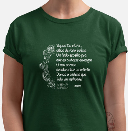 Camiseta Oxum Rosa Amarela | Dagira