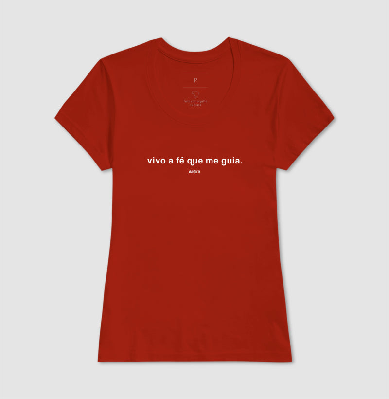 Camiseta Umbanda Vivo a Fé que me Guia | Dagira