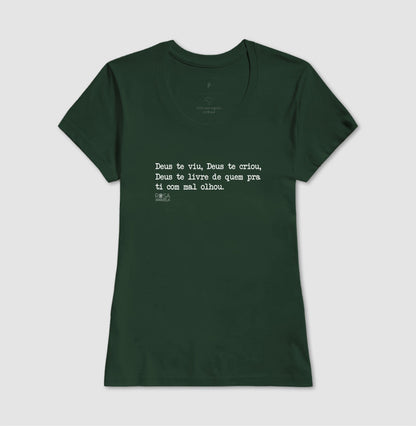 Camiseta Eu Te Benzo Deus Te Viu | Dagira
