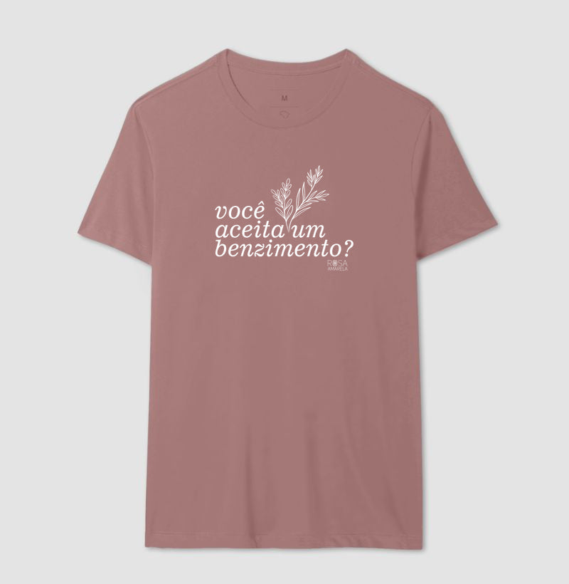 Camiseta Benzimento Você aceita um benzimento? | Dagira