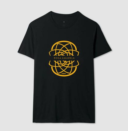 Camiseta Rosa Amarela Escudo | Dagira