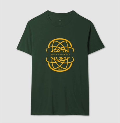 Camiseta Rosa Amarela Escudo | Dagira