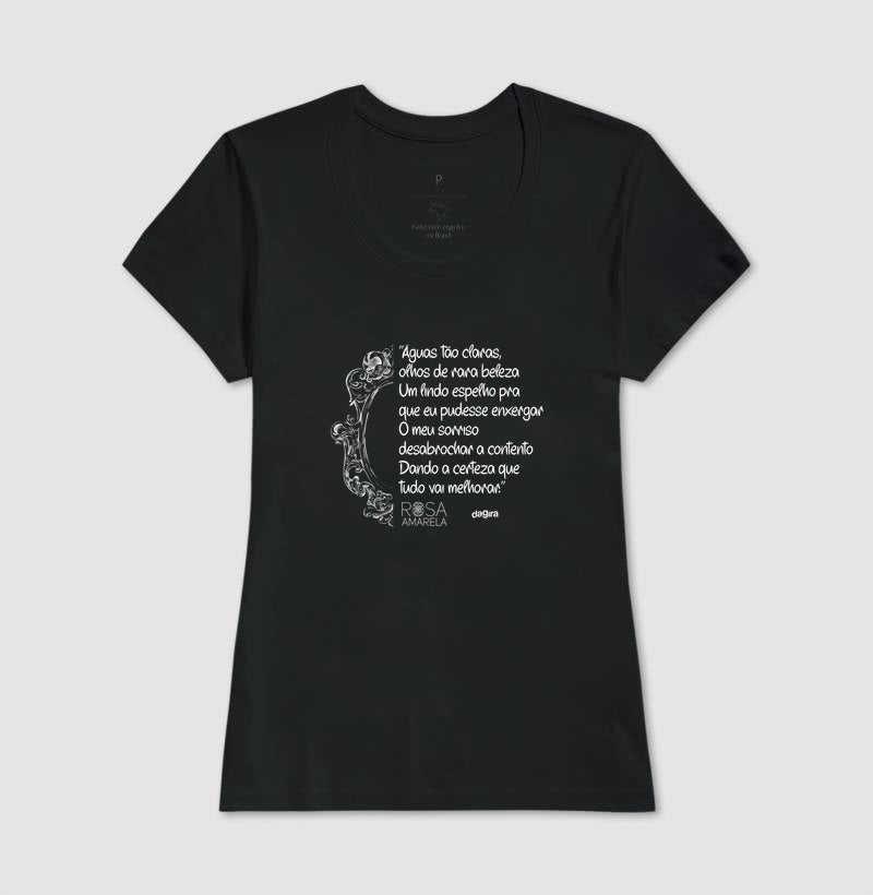 Camiseta Oxum Rosa Amarela | Dagira