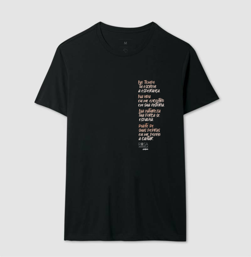 Camiseta Kabecilê Xangô Rosa Amarela | Dagira