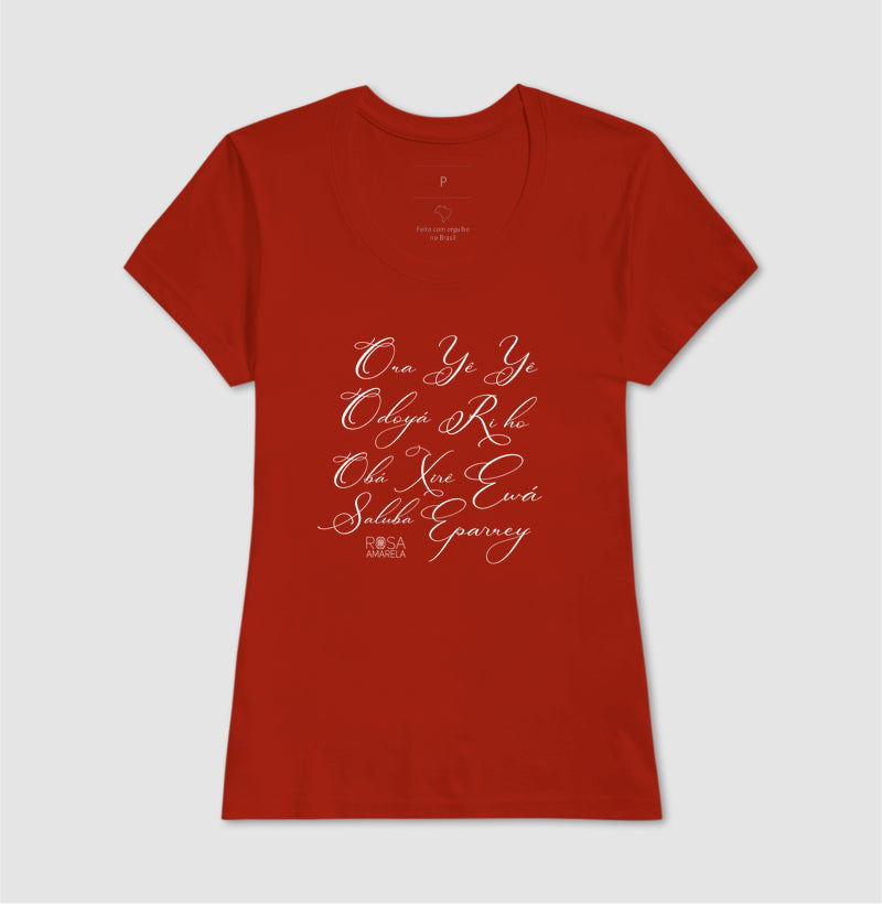 Camiseta Saudações às Mães Orixás | Dagira