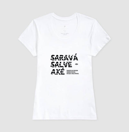Camiseta Umbanda Saravá Salve Axé | Dagira