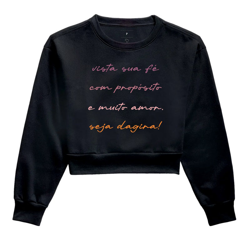 MOLETOM CROPPED SEJA DAGIRA