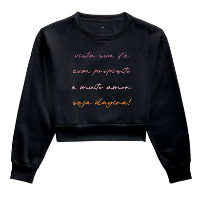 MOLETOM CROPPED SEJA DAGIRA