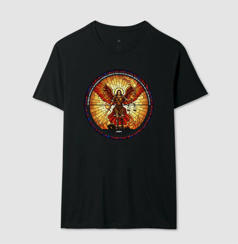 Camiseta Umbanda São Miguel Arcanjo Vitral | Dagira