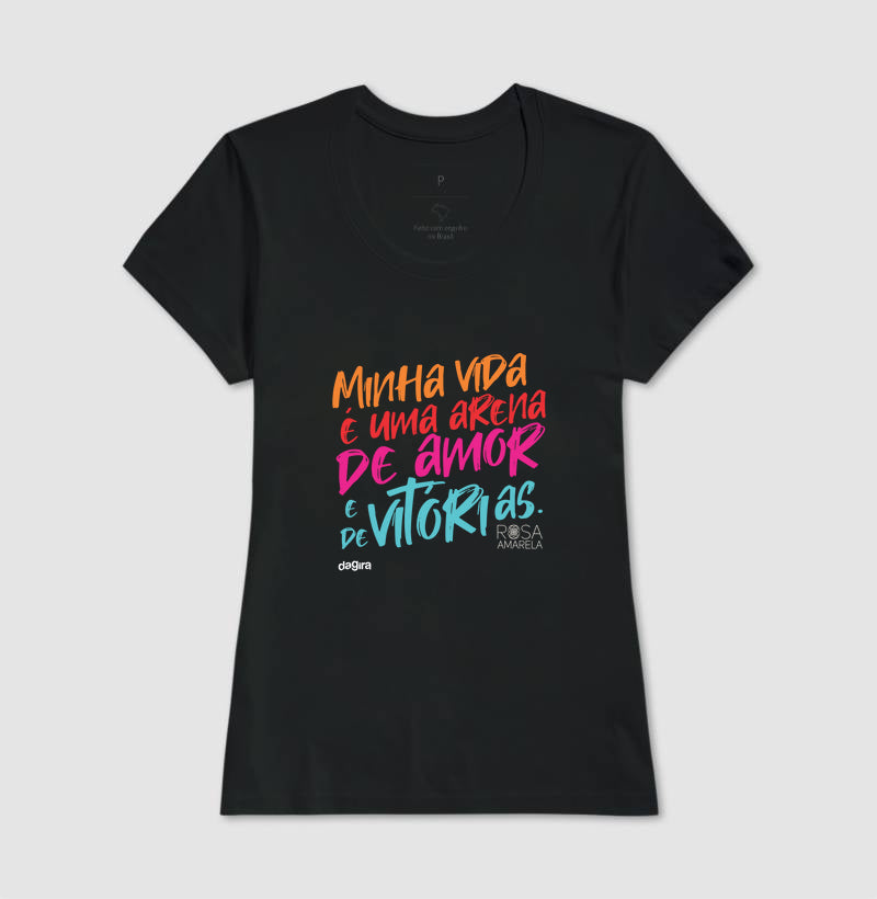 Camiseta Ogum Rosa Amarela | Dagira