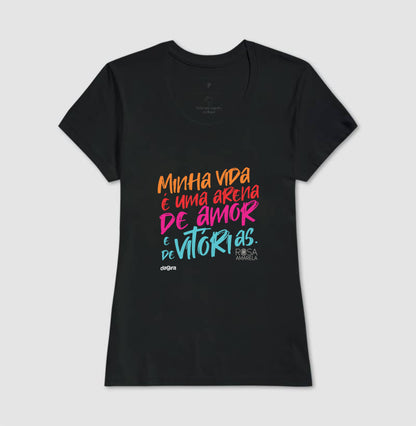 Camiseta Ogum Rosa Amarela | Dagira