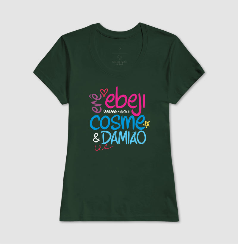 Camiseta Umbanda Erês Ibeji Cosme e Damião | Dagira