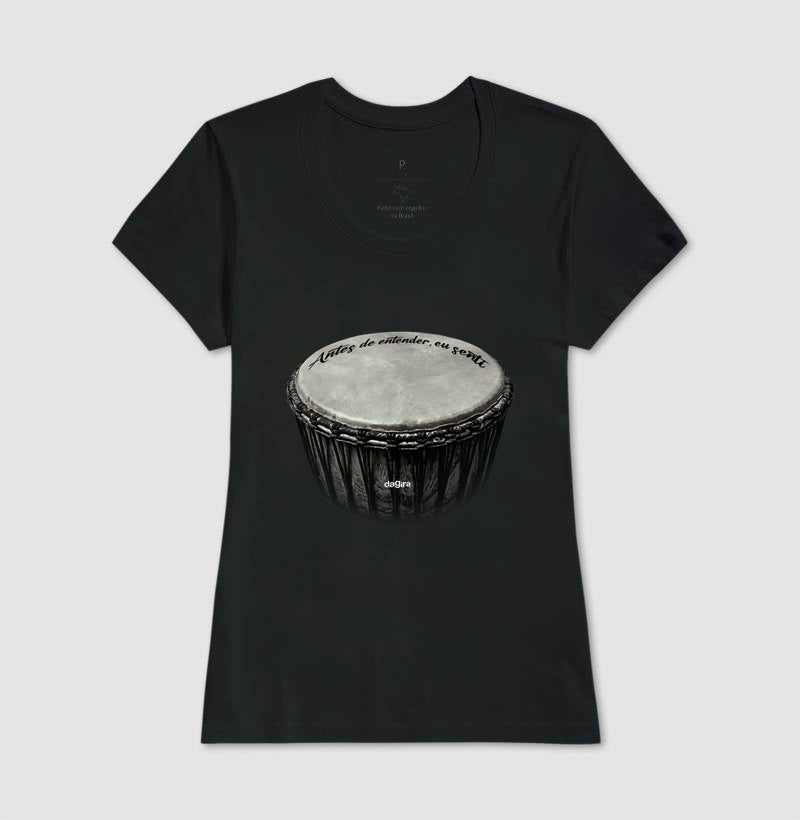 Camiseta Umbanda Atabaque Algodão Premium | Dagira