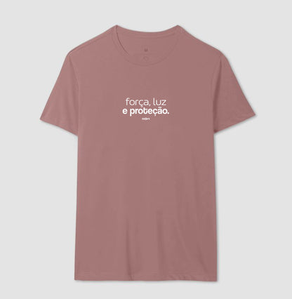CAMISETA UMBANDA - FORÇA, LUZ E PROTEÇÃO