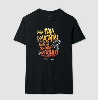 Camiseta Filha do Vento Rosa Amarela | Dagira