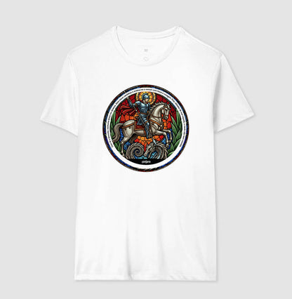Camiseta Umbanda Ogum Vitral Algodão Premium | Dagira