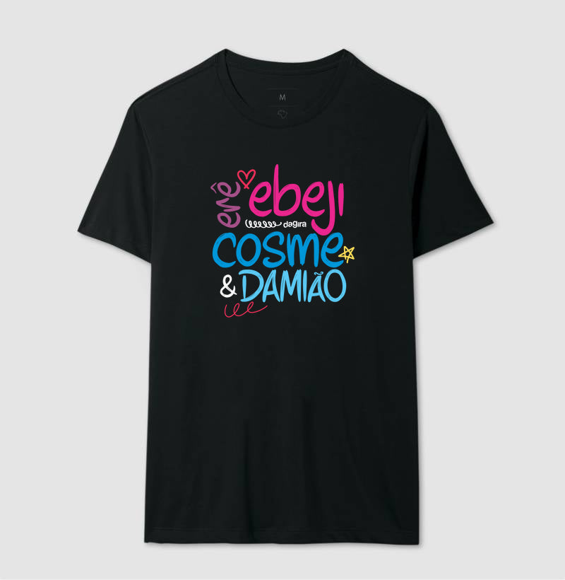 Camiseta Umbanda Erês Ibeji Cosme e Damião | Dagira