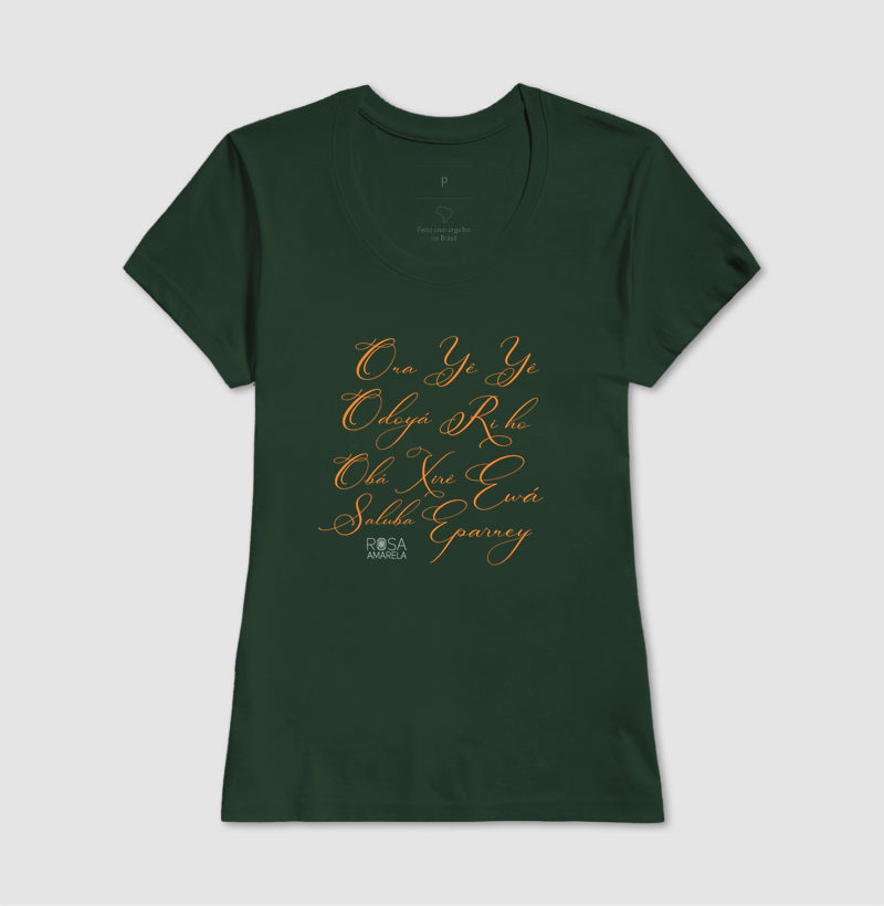 Camiseta Saudações às Mães Orixás | Dagira