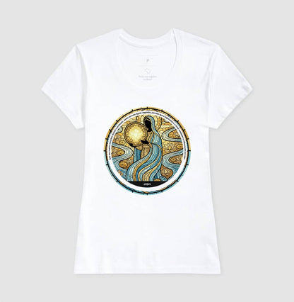 Camiseta Umbanda Oxum Vitral Algodão Premium | Dagira