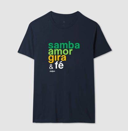 Camiseta Umbanda Samba Amor Gira e Fé | Dagira