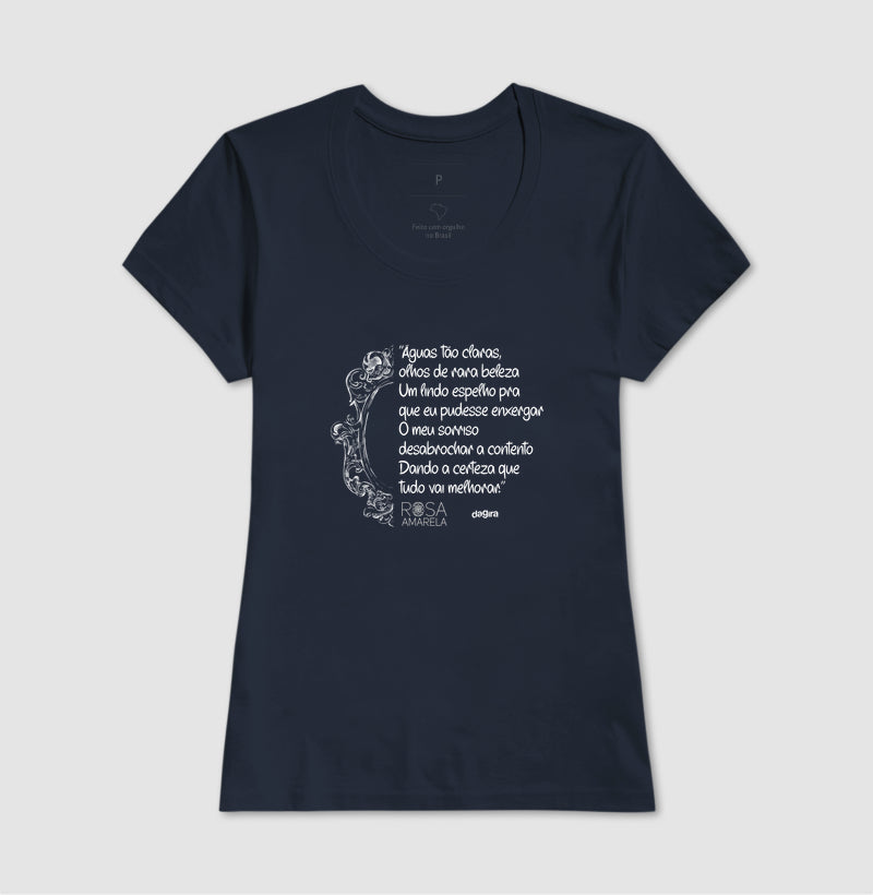 Camiseta Oxum Rosa Amarela | Dagira