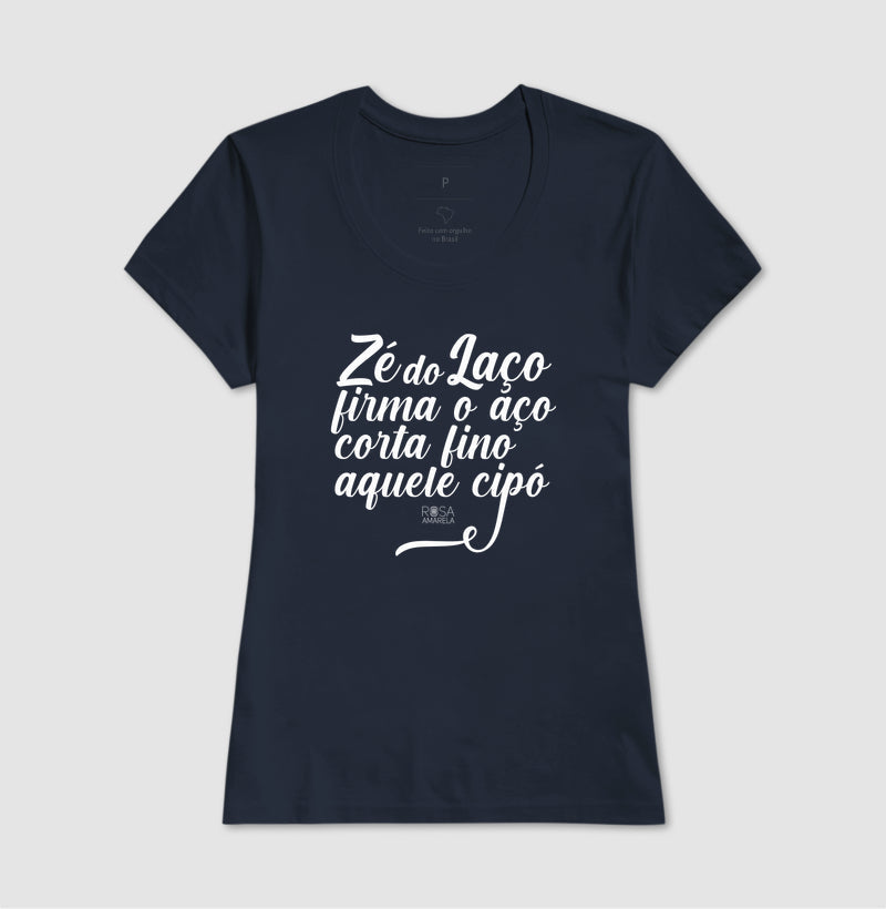 Camiseta Umbanda Zé do Laço Rosa Amarela | Dagira
