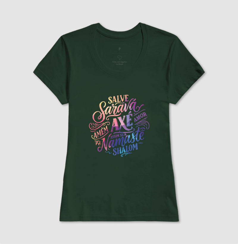 Camiseta Umbanda A Fé é Uma Só | Dagira