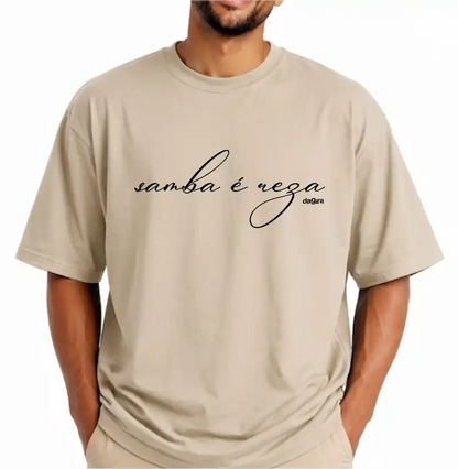 Camiseta Samba é Reza Oversized Unissex | Dagira