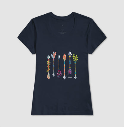 Camiseta Umbanda Flechas Sagradas Algodão | Dagira
