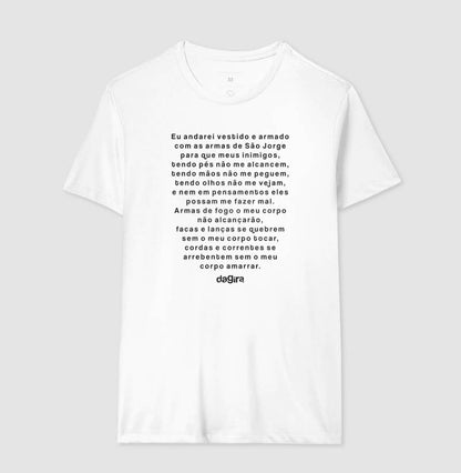 Camiseta Umbanda Oração de São Jorge | Dagira